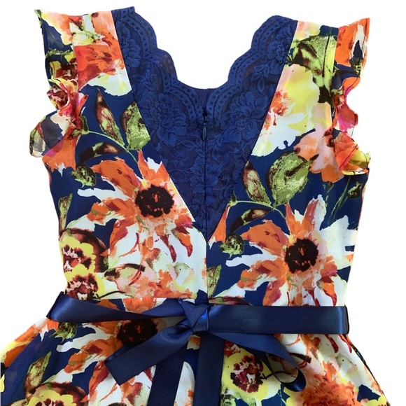 *NWT* Beautiful floral Blush by Us Angels dress - Picture 4 of 6